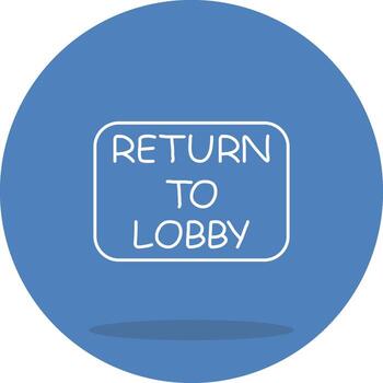 regreso a vestíbulo moderno ux gráfico activo vector