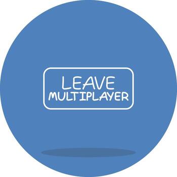 salir multijugador sencillo moderno diseño vector