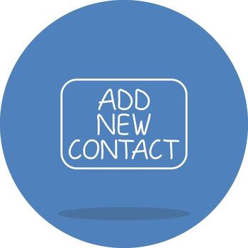 añadir nuevo contacto solicitud interfaz gráfico diseño vector