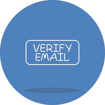 Verify Email Professional UI Design Element vector