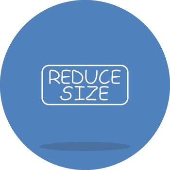 Reduce Size Balanced Design Graphic Shape vector