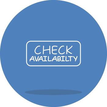 cheque disponibilidad agudo línea Arte dibujo vector