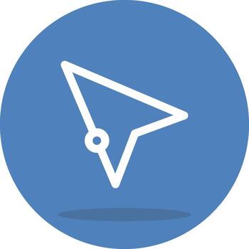 navegación flecha agudo línea Arte dibujo vector