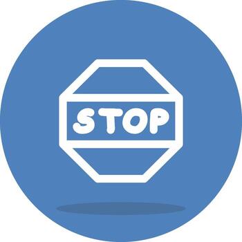 Stop Unique UI Graphic Representation vector