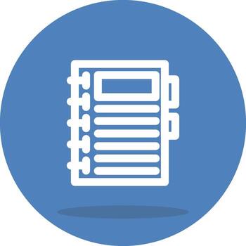 Notebook System UI Graphic Element vector