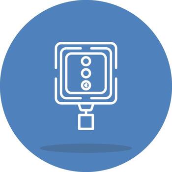 Left Turn Signal Lightweight Digital Graphic File vector