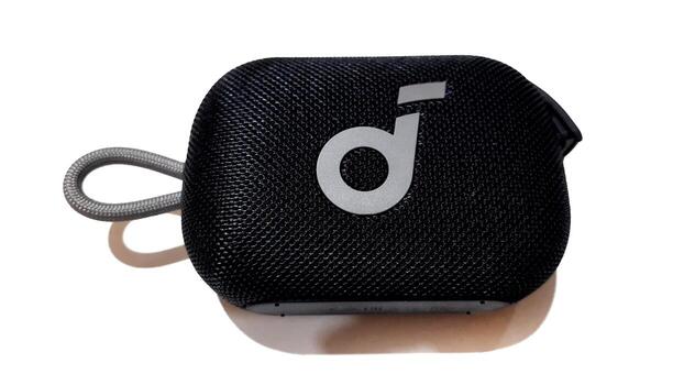 Bekasi, West Java, Indonesia - September 25 2025. Anker Soundcore Select 4 Go Portable Bluetooth Smart Speaker Isolated on White Background. Clipping Path photo