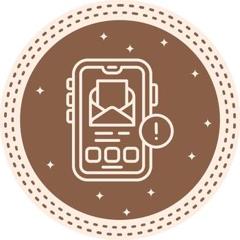 Alert Minimal Web Graphic Form vector