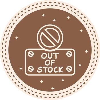 Out Of Stock High Resolution File vector
