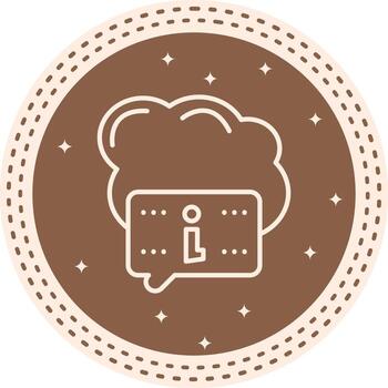 nube informática optimizado móvil ui gráfico vector