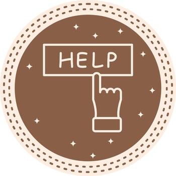 Help Feature Highlight Design Mark vector