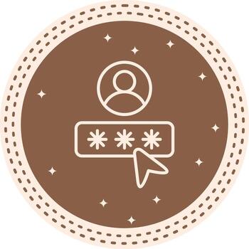 Log In Unique Web Design Illustration vector