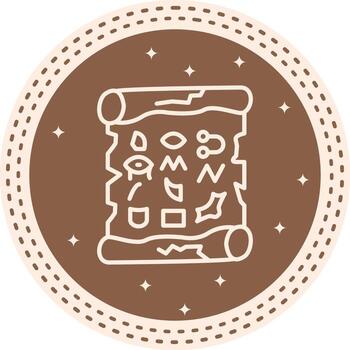 History Papyrus Scroll Unique Product Design Feature vector