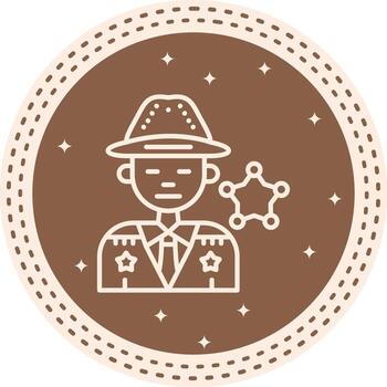 Sheriff Consistent Branding Design Symbol vector