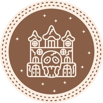 Haunted Castle Elegant User Interface Form vector