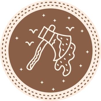 Axe Minimal Web Graphic Form vector