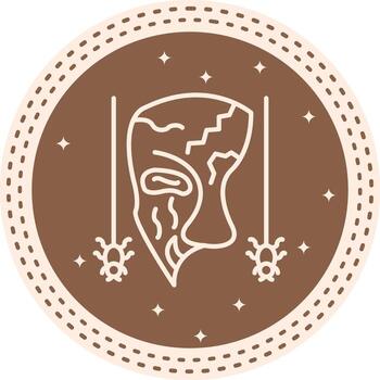 Phantom Mask Unique Mobile Design Graphic vector