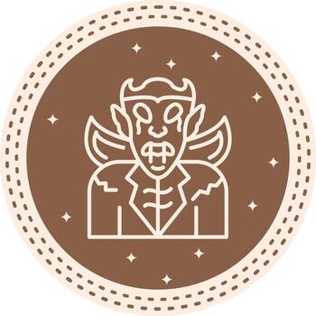 Dracula Fangs Utility Oriented Graphic Symbol vector