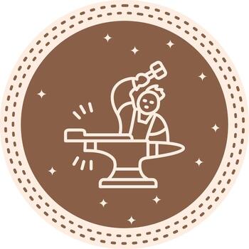 Blacksmith Abstract User Interface Shape vector