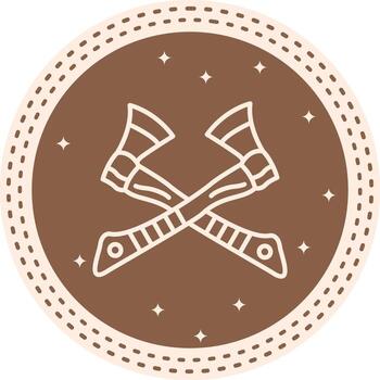 Axe Clear Modern Design Object vector