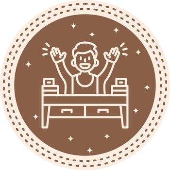 Hyperactive Consistent Branding Design Symbol vector