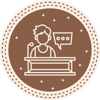 Speech Minimal Web Graphic Form vector