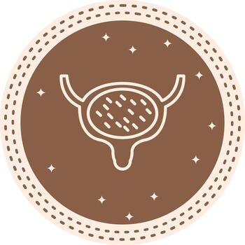 Bladder Concise Digital Graphic Sketch vector