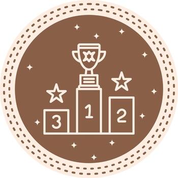 Podium Optimized Mobile UI Graphic vector