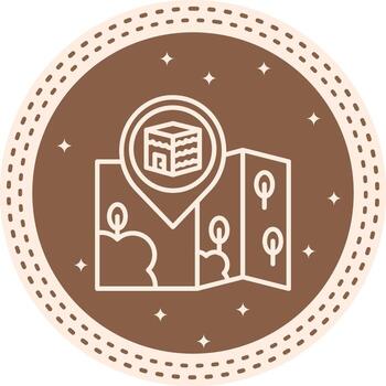 Makkah Map Stylish User Interface Asset vector