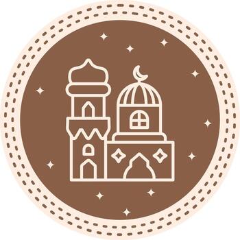 Minaret Minimal Web Graphic Form vector