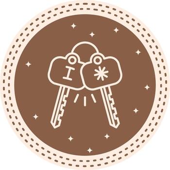 Surrogate Key Advanced Digital Layout vector