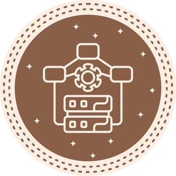 Data Model Process Unique Mobile Design Graphic vector