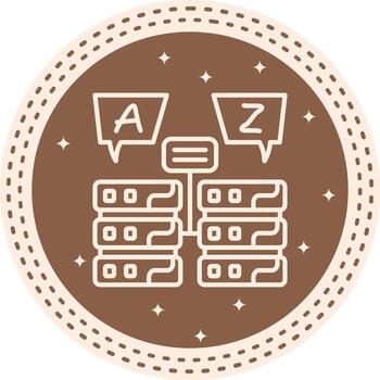 Relational Database Scalable Creative Design Object vector