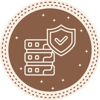 Safe Database Professional Web Graphic Form vector