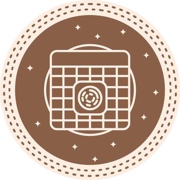 Grid Access Stylized Modern Design Feature vector