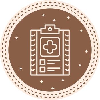 Medical Check Custom User Interface Graphic vector