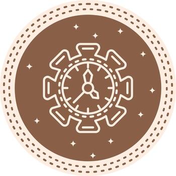 Time Management Compact UI Graphic Sketch vector