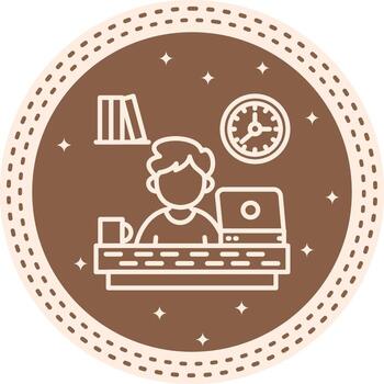 Workplace Minimal Web Graphic Form vector