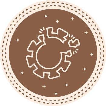 Disruption Unique Web Graphic Asset vector