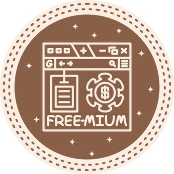 Freemium Advanced User Interface Asset vector