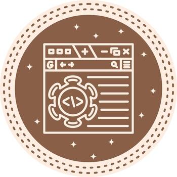 programación conciso ui diseño vector