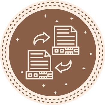 datos migración dinámica producto gráfico activo vector