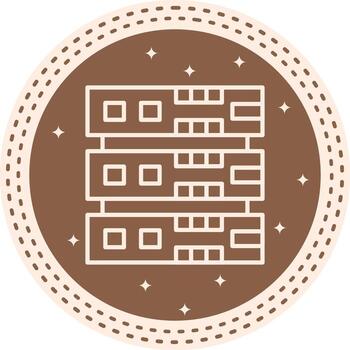 Database Utility Oriented Graphic Symbol vector