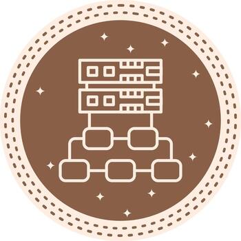 apoderado servidor núcleo digital diseño característica vector