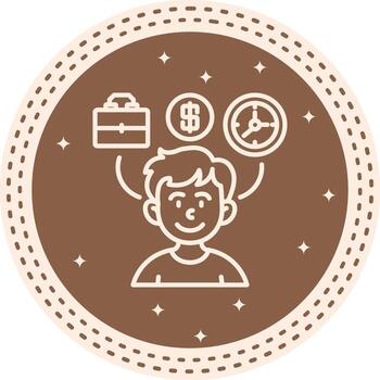 Customer Behavior Minimal Digital Graphic Element vector