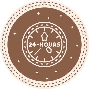 Clock Structured UI Layout vector