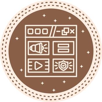 Web Multimedia Branded User Experience Symbol vector