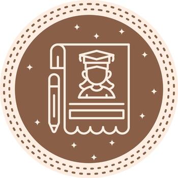 plan de estudios elegante usuario interfaz activo vector