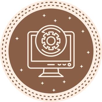 Software Update Structured UI Layout vector