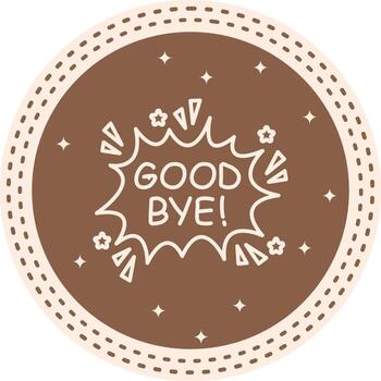 Good Bye Elegant User Interface Form vector